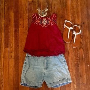 Cute, western-style crop top